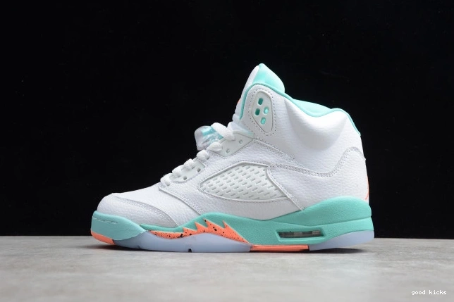 Rep 440892-100 Air GS Light Jordan 5 Aqua 0707